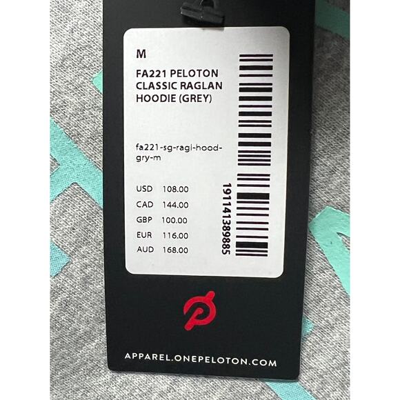 Spiritual Gangster X Peloton Womens Medium Hoodie Gray Together We Go Far NWT - Picture 12 of 15